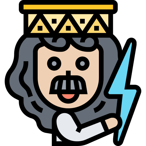 Zeus greek cultures mythology icon Zeus greek cultures mythology icon