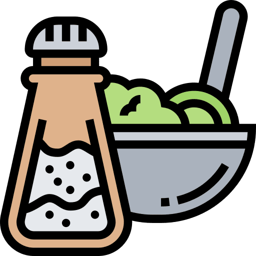 Salt shaker food seasoning spicy icon