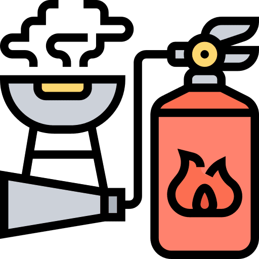 Fire extinguisher protection security bbq icon Fire extinguisher protection security bbq icon