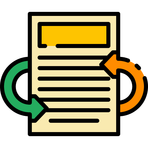 Revision article copywriting file icon