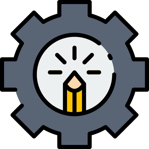 Setting it support technical work icon