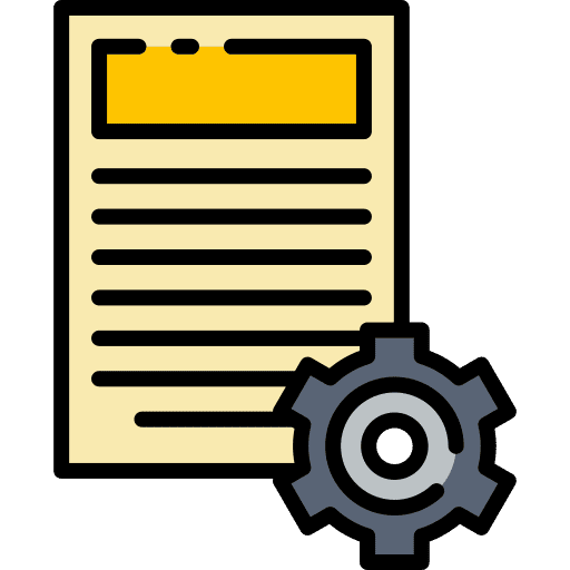 Development document portable document format briefing icon Development document portable document format briefing icon