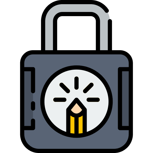 Lock security password close icon Lock security password close icon