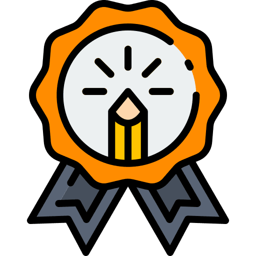 Reward award business and finance rosette icon Reward award business and finance rosette icon