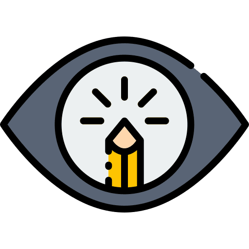 View sight view visualization icon View sight view visualization icon