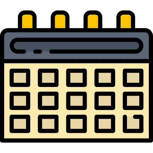 Calendar time and date organization date icon Calendar time and date organization date icon