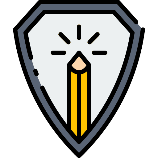 Shield safe quality lock icon Shield safe quality lock icon