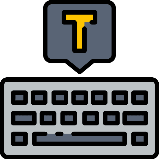 Typing typing typewriter electric keyboard icon Typing typing typewriter electric keyboard icon