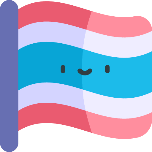 Thailand flag country nation icon