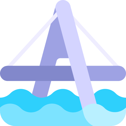 Bridge river architecture and city bridge icon Bridge river architecture and city bridge icon