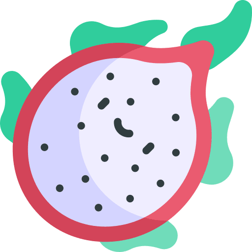 Dragon fruit vegan organic healthy food icon Dragon fruit vegan organic healthy food icon