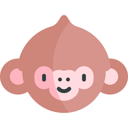 Monkey animals monkey wild life icon Monkey animals monkey wild life icon