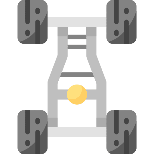Chassis transportation car parts chassis icon