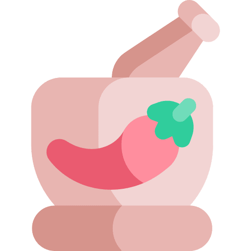 Chili food spicy food mortar icon Chili food spicy food mortar icon