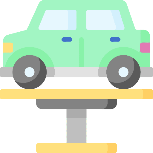 Car lift service car jack transportation icon Car lift service car jack transportation icon
