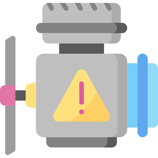Engine car battery electricity mechanical icon