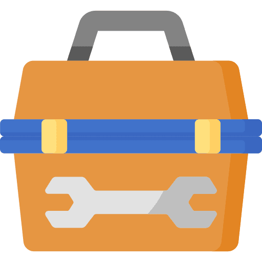 Toolbox construction and tools mechanic tools fix icon Toolbox construction and tools mechanic tools fix icon