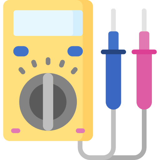 Voltmeter technology voltmeter power meter icon Voltmeter technology voltmeter power meter icon