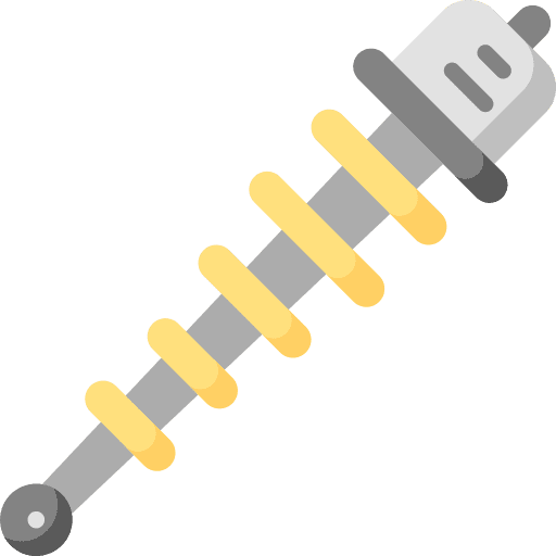 Shock absorber shock absorber automobile suspension icon Shock absorber shock absorber automobile suspension icon