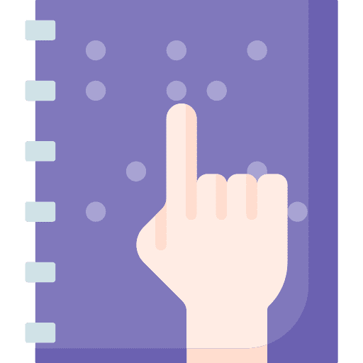 Braille inclusive handicapped braille icon Braille inclusive handicapped braille icon
