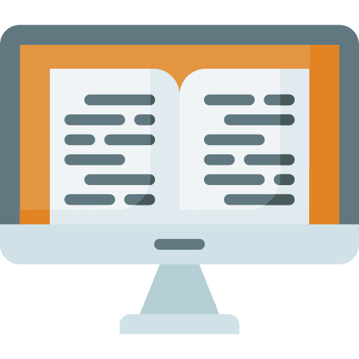 Ebook online learning online education education icon Ebook online learning online education education icon