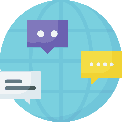 Languages communications globe world icon Languages communications globe world icon
