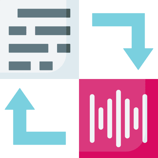 Text to speech convert language learning conversion icon