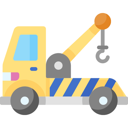 Tow truck heavy vehicle tow truck crane truck icon Tow truck heavy vehicle tow truck crane truck icon