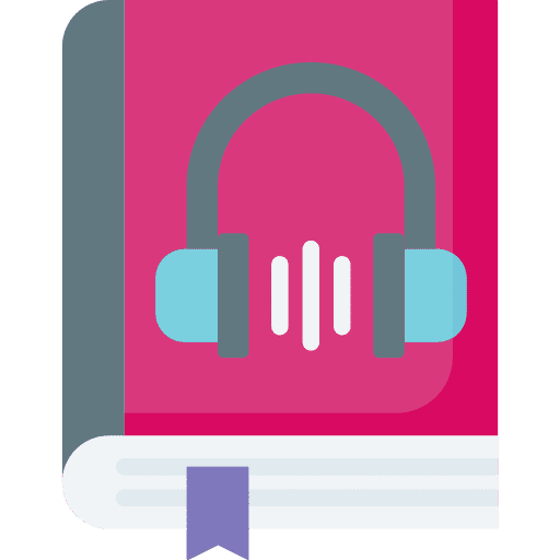 Audio book course digital learning audio book icon Audio book course digital learning audio book icon