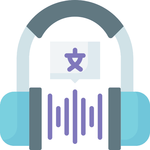 Listening listening education translator icon Listening listening education translator icon