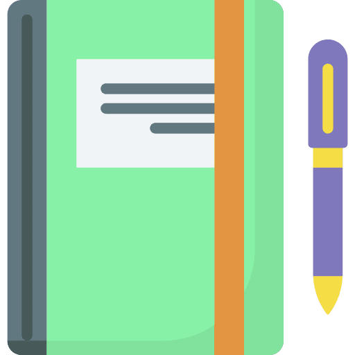 Notes stationery education agenda icon Notes stationery education agenda icon