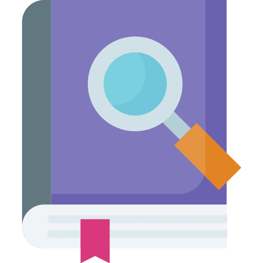 Search education research magnifying glass icon Search education research magnifying glass icon