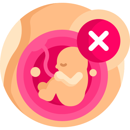 Abortion abortion healthcare and medical fetus icon