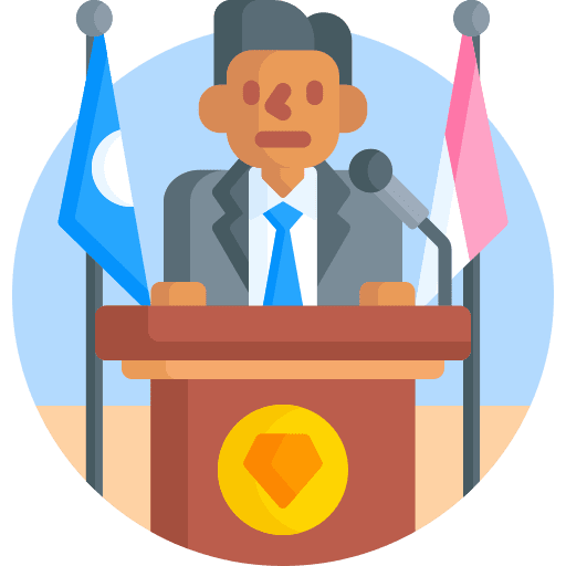 Mayor professions and jobs president government icon