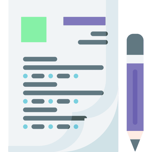Test exam education file icon Test exam education file icon