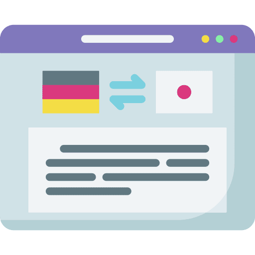 Translator online browser translator icon Translator online browser translator icon