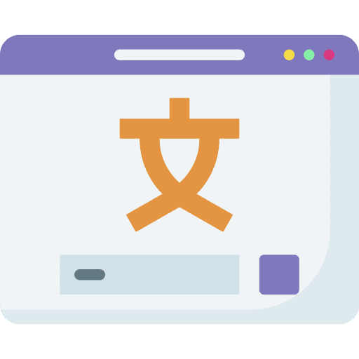 Web translate web online icon Web translate web online icon