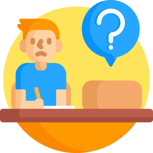 Absent student school lecture icon Absent student school lecture icon