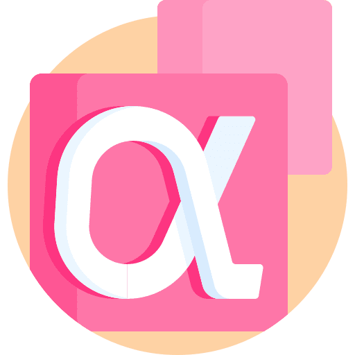 Alpha letter language alphabet icon Alpha letter language alphabet icon