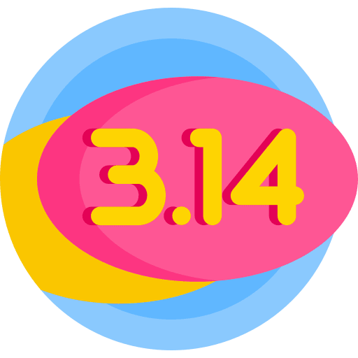 Pi pi mathematics irrational icon Pi pi mathematics irrational icon
