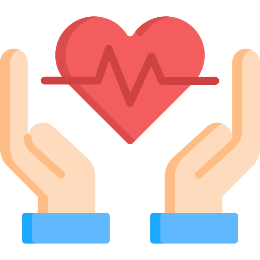 Healthy hands healthy clinic icon