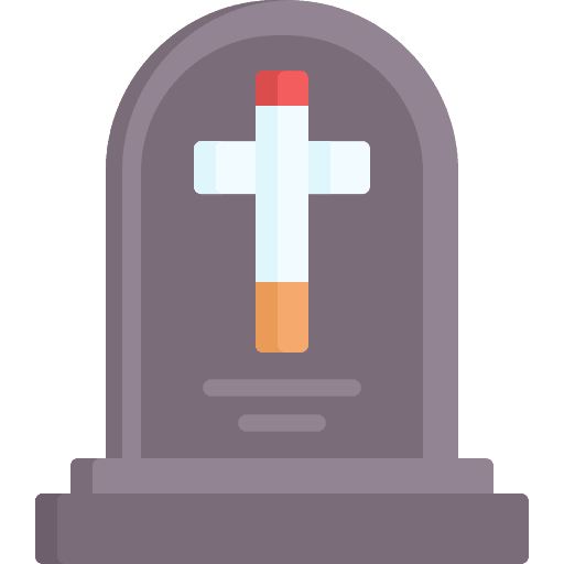 Rip cigarette miscellaneous smoking icon Rip cigarette miscellaneous smoking icon