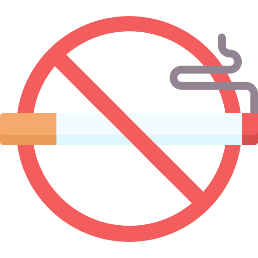 No smoking prohibition cigarette forbidden icon No smoking prohibition cigarette forbidden icon