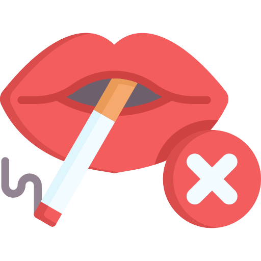 No smoking tobacco mouth goodwill icon No smoking tobacco mouth goodwill icon