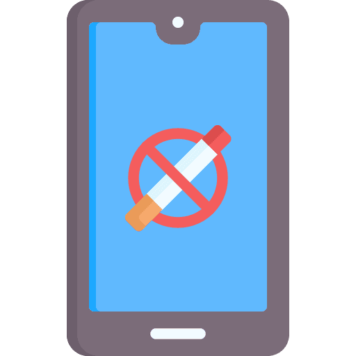 Quit smoking signaling cigarette quit smoking icon Quit smoking signaling cigarette quit smoking icon