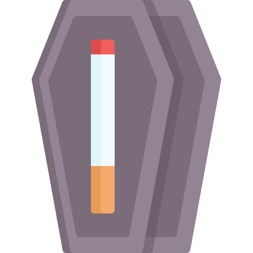 Coffin addiction nicotine unhealthy icon Coffin addiction nicotine unhealthy icon