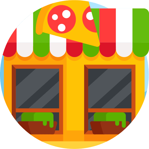 Restaurant restaurant building italian food icon