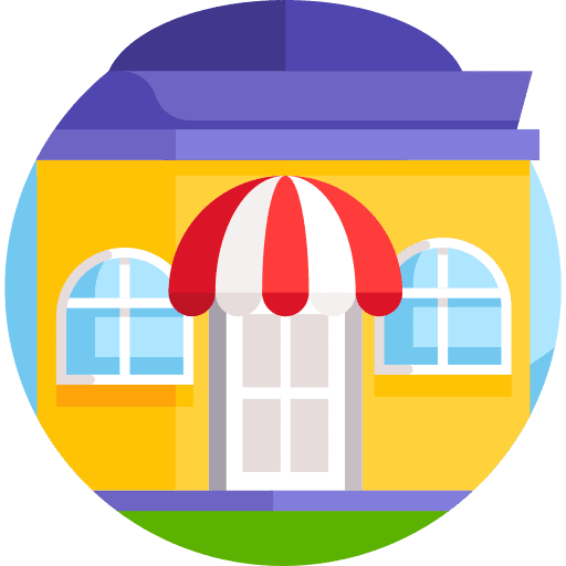 Shop commerce and shopping architecture and city store icon Shop commerce and shopping architecture and city store icon
