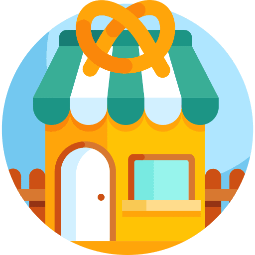 Bakery bakery building commerce and shopping icon Bakery bakery building commerce and shopping icon