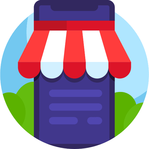 Online store shop online store commerce and shopping icon Online store shop online store commerce and shopping icon
